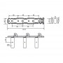 Набор колков для классической гитары Dr. Parts CMH0351/GD