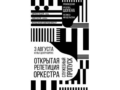 Служебный пропуск в Корпусе (молодёжный камерный оркестр)