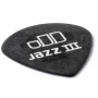 Медиатор Dunlop Tortex Pitch Black Jazz III 482 1,14