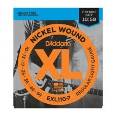 Струны для электрогитары D'Addario EXL110-7 10-59