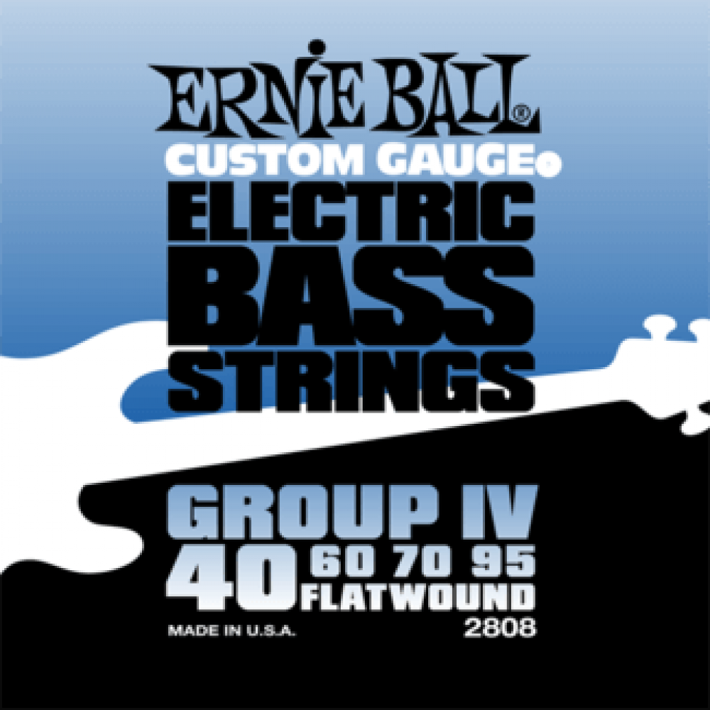 Ernie Ball 2808 40-95 Flatwound Bass Group IV