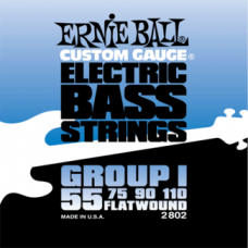 Ernie Ball 2802 55-110 Flatwound Bass Group I
