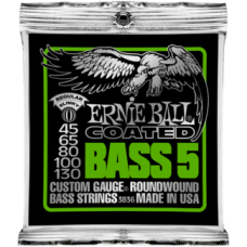 Струны для бас гитары Ernie Ball 3836 45-130 Coated Regular Slinky 5-String