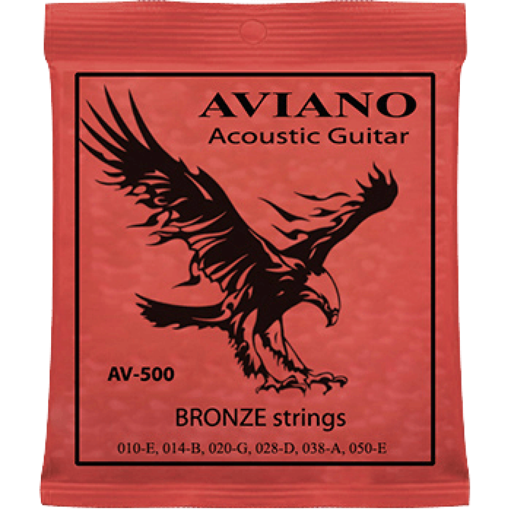 Струны для акустической гитары Aviano AV-500 10-50 Bronze