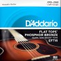 Струны для акустической гитары D'Addario EFT16 12-53