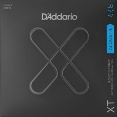 Струны для акустической гитары D'Addario XTABR1047-12 10-47