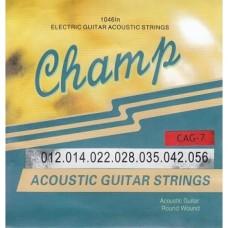 Струны Champ CAG-7, акустические, для семиструнной гитары